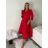 Šaty dlhé košilové 3/4 dlouhý rukáv dámske KONSTANCE  (S/M/L ONE SIZE) TALIANSKA MÓDA IMPDY264885