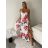 Šaty dlouhé letní na ramínka dámské (S/M/L ONE SIZE) ITALSKÁ MÓDA IMPMNC266117/DUR S/M/L bílá