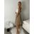 Sukně letní s páskem dámské (S/M/L ONE SIZE) ITALSKÁ MÓDA IMPMNC263172-1/DUR S/M/L tmavě modrá