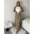 Sukně dlouhá letní s páskem dámske BEATRICE  (S/M/L ONE SIZE) TALIANSKA MÓDA IMPMNC268013/DUR S/M/L čierna