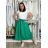 Sukně dlouhá dámská  (S/M/L ONE SIZE) ITALSKá MóDA IMSM26000248/DUR S/M/L zelená