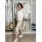 Letní cardigan 3/4 rukáv dámská (S/M/L ONE SIZE) ITALSKÁ MÓDA IMSM26555/DUR S/M/L bílá
