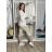 Letní cardigan 3/4 rukáv dámská (S/M/L ONE SIZE) ITALSKÁ MÓDA IMSM26555/DUR S/M/L bílá