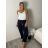 Kalhoty dlouhé letní dámské AVA (M/L ONE SIZE) ITALSKÁ MÓDA IMD24054