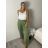 Kalhoty dlouhé letní dámské AVA (M/L ONE SIZE) ITALSKÁ MÓDA IMD24054
