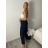 Nohavice dlhé letné dámske AVA (M/L ONE SIZE) TALIANSKA MÓDA IMD24054/DUR M / L svetlo béžová