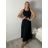Šaty dlouhé letní na ramínka dámské (S/M/L ONE SIZE) ITALSKÁ MÓDA IMD2608457