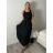Šaty dlouhé letní na ramínka dámské (S/M/L ONE SIZE) ITALSKÁ MÓDA IMD2608457