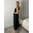 Šaty dlouhé letní na ramínka dámské (S/M/L ONE SIZE) ITALSKÁ MÓDA IMD2608457