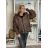 Bunda  na zips dlhý rukáv dámska  (S/M/L,XL,XXL) TALIANSKA MÓDA PMWSW26B6102-1 <div><p>XXS</p></div> hnedá