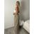 Kalhoty dlouhé elegantní dámské JITKA (S/M/L ONE SIZE) ITALSKÁ MÓDA IM426070/DU