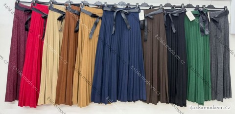 Sukně dlouhá s páskem dámská  (M/L/XLONE SIZE) ITALSKÁ MÓDA IM4260241