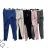 Tepláky baggy dlouhé dámské zip (S/M ONE SIZE) ITALSKÁ MÓDA IMD20250/DUR S/M Černá