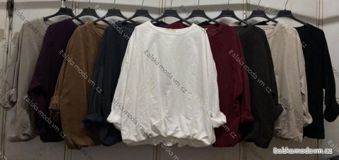 Tričko dlhý rukáv nadrozmer dámske (44/46/48 ONE SIZE) IMC260273