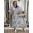 Šaty letní 3/4 krátký rukáv dámské (S/M/L ONE SIZE) ITALSKÁ MÓDA IMPST261118/DUR S/M/L bílá
