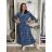 Šaty letní 3/4 krátký rukáv dámské (S/M/L ONE SIZE) ITALSKÁ MÓDA IMPST261118/DUR S/M/L bílá