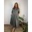 Šaty dlhé košilové  dlouhý rukáv dámske EUGENIE  (S/M/L ONE SIZE) TALIANSKA MÓDA IMSM26000034/DUR <div>
<p>2XL / 3XL</p>
</div> vínová