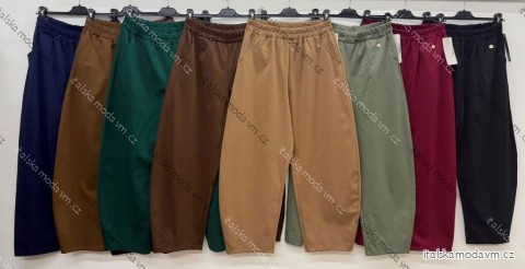 Tepláky teplé dámské nadrozměr (44/46/48 ONE SIZE) ITALSKÁ MÓDA IM426282