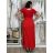 Šaty dlouhé letní žebrované krátký rukáv dámské Maria-M (XS/S/M/L ONE SIZE) ITALSKÁ MÓDA IMSM25128/DUR -   modrá královská -   S/M/L