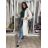 Cardigan dlhý pletený dlhý rukáv dámsky (M/L/XL ONE SIZE) TALIANSKA MÓDA IMD24468/DR M/L/XLbílá