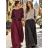 Svetr úpletový dlouhý rukáv dámský VIGGA (S/M/L ONE SIZE) ITALSKÁ MÓDA IMSM26700/DUR S/M/L vínová
