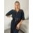 Tunika na knoflíky letní krátký rukáv dámská (S/M/L ONE SIZE) ITALSKá MODA IMSM26000329/DUR černá S/M/L