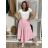 Nohavice letné háremky dlhé dámske (S/M/L ONE SIZE) TALIANSKA MÓDA IMD24199/DUR S/M/L světle růžová