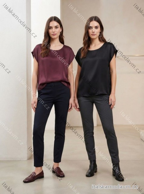 Tunika/halenka krátký rukáv dámská SALMA (S/M/L ONE SIZE) ITALSKá MODA IM326020/DUR