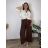 Cardigan krátký na knoflík dlouhý rukáv dámský nadrozměr (46/48/50 ONE SIZE) ITALSKÁ MÓDA IMWBR26001/DUR 46/48/50 béžová
