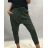 Tepláky baggy dlouhé dámské (S/L ONE SIZE) ITALSKÁ MÓDA IMD21549/DR černá S/M/L