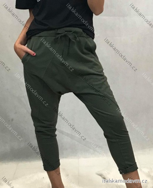 Tepláky baggy dlouhé dámské (S/L ONE SIZE) ITALSKÁ MÓDA IMD21549/DR