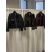 Bunda na zip dlouhý rukáv dámská (S/M/L ONE SIZE) ITALSKÁ MÓDA IMC261003/DUR S/M/L hnědá