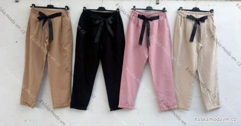 Nohavice elegantné dámske nadrozmer (42/44/46 ONE SIZE) TALIANSKA MÓDA IMD26108
