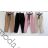 Nohavice elegantné dámske nadrozmer (42/44/46 ONE SIZE) TALIANSKA MÓDA IMD26109