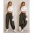Nohavice dlhé voľnočasové dámske (S/M/L ONE SIZE) TALIANSKA MÓDA IMD26112