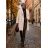 Kabát teplý dlouhý rukáv dámský (S/M/L ONE SIZE) ITALSKÁ MÓDA IMD26133
