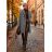 Kabát teplý dlouhý rukáv dámský (S/M/L ONE SIZE) ITALSKÁ MÓDA IMD26133