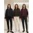 Bunda na zip dlouhý rukáv dámská (S/M/L ONE SIZE) ITALSKÁ MÓDA IMC261003