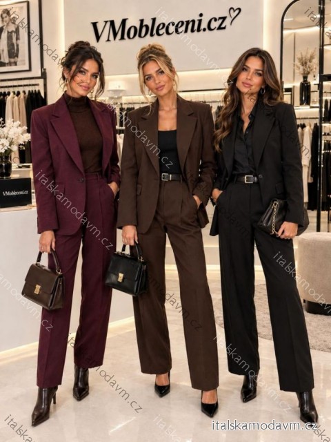 Souprava kostým elegantní sako a kalhoty dámská (S/M/L) ITALSKÁ MÓDA IMPLU26834840014/DUR