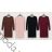 Šaty pletené teplé dlouhý rukáv dámské (S/M/L ONE SIZE) ITALSKÁ MÓDA IMD25341