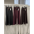 Kalhoty elegantní s páskem dlouhé s širokou nohavicí dámské (S/M/L ONE SIZE) ITALSKá MODA IM326026