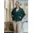 Kabátek oversize s páskem dlouhý rukáv dámský (M/L ONE SIZE) ITALSKÁ MÓDA IMD261002/DUR M/L Černá