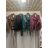 Kabátek oversize s páskem dlouhý rukáv dámský (M/L ONE SIZE) ITALSKÁ MÓDA IMD261002/DUR M/L Černá