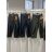 Kalhoty elegantní dlouhé s páskem dámské (S/M/L ONE SIZE) ITALSKÁ MÓDA IMHMM23460/DUR S/M/L Černá