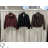 Bunda krátka dlhý rukáv dámska (S/M/L ONE SIZE) TALIANSKA MÓDA IMD263354/DUR S/M/L vínová